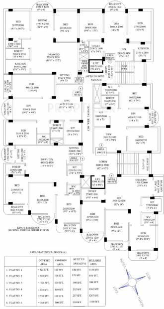 Images for Cluster Plan of Vibgyor Kings Residency