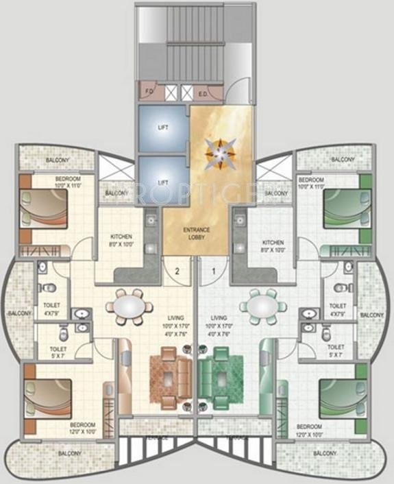 Images for Cluster Plan of Keystone Lifespaces Monarch Residency