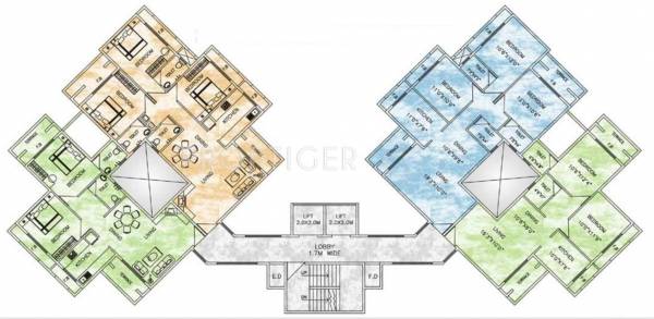 Images for Cluster Plan of MK Morya Heights