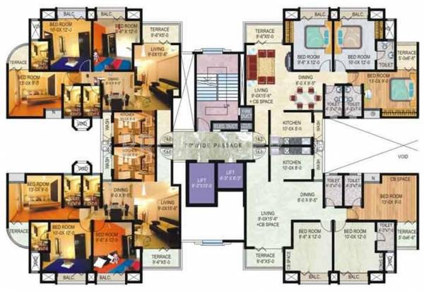 Images for Cluster Plan of Adhiraj Constructions Magnolia