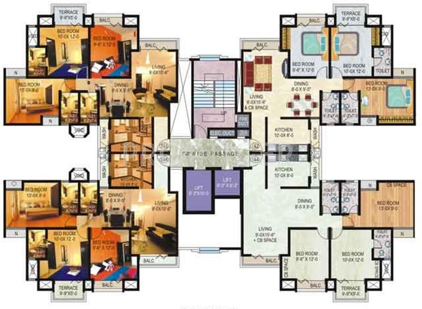 Images for Cluster Plan of Adhiraj Constructions Magnolia