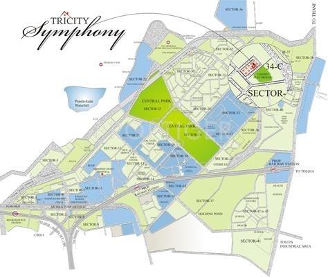  symphony Images for Location Plan of Tricity Symphony