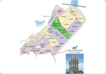  elite grandeur Images for Location Plan of Nath Elite Grandeur