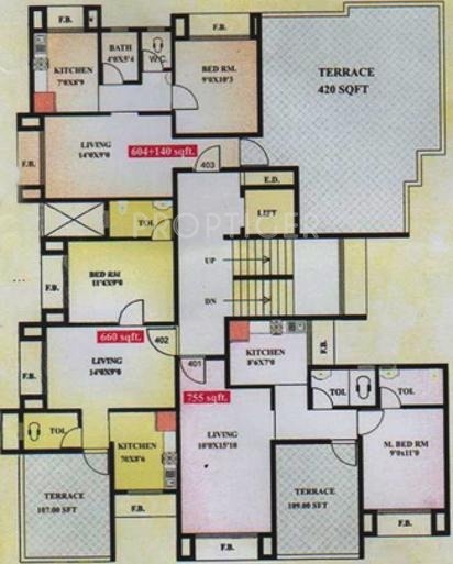 Images for Cluster Plan of Maatoshree Moreshwar Apartments