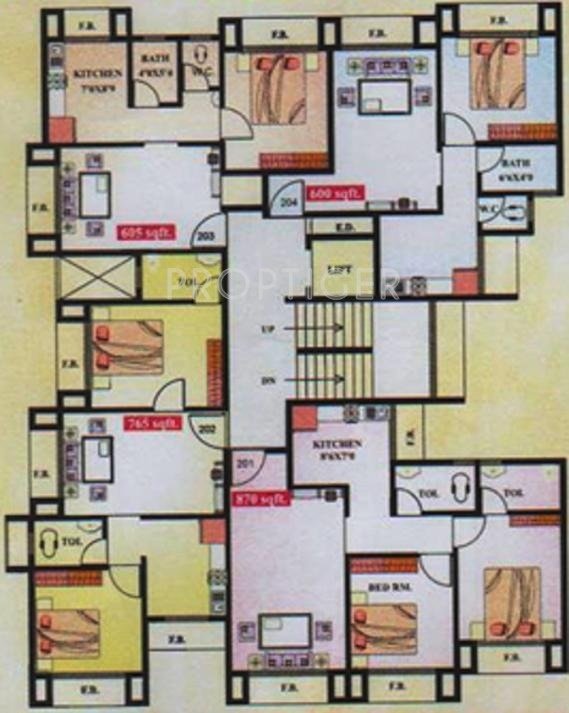 Images for Cluster Plan of Maatoshree Moreshwar Apartments