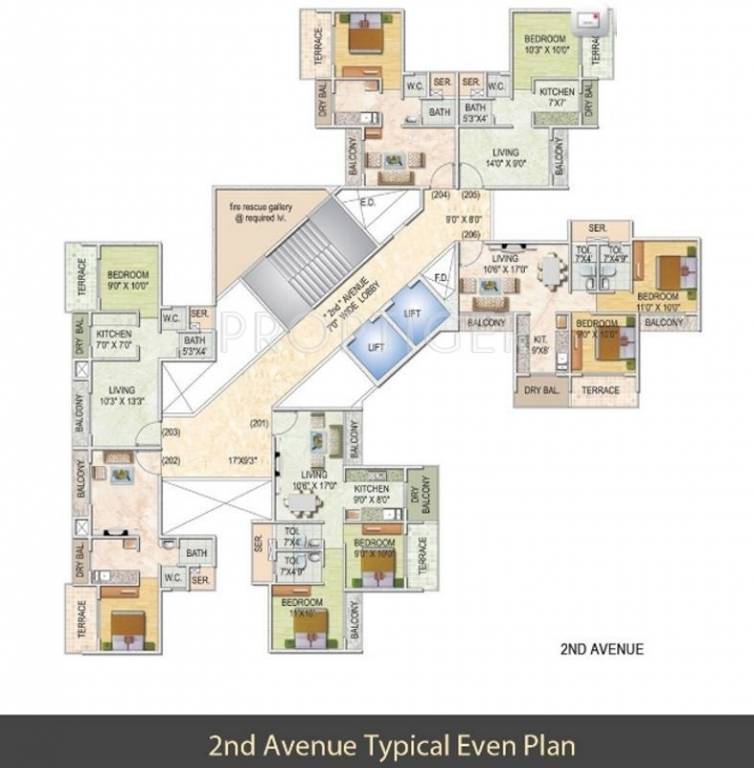  imperial Tower 1 Cluster Plan