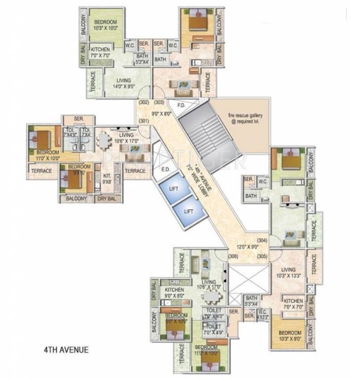  imperial Tower 3 Cluster Plan