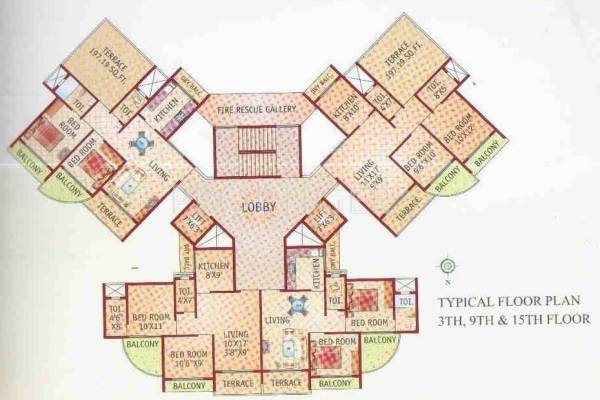 Images for Cluster Plan of Giriraj Corporation Giriraj Tower