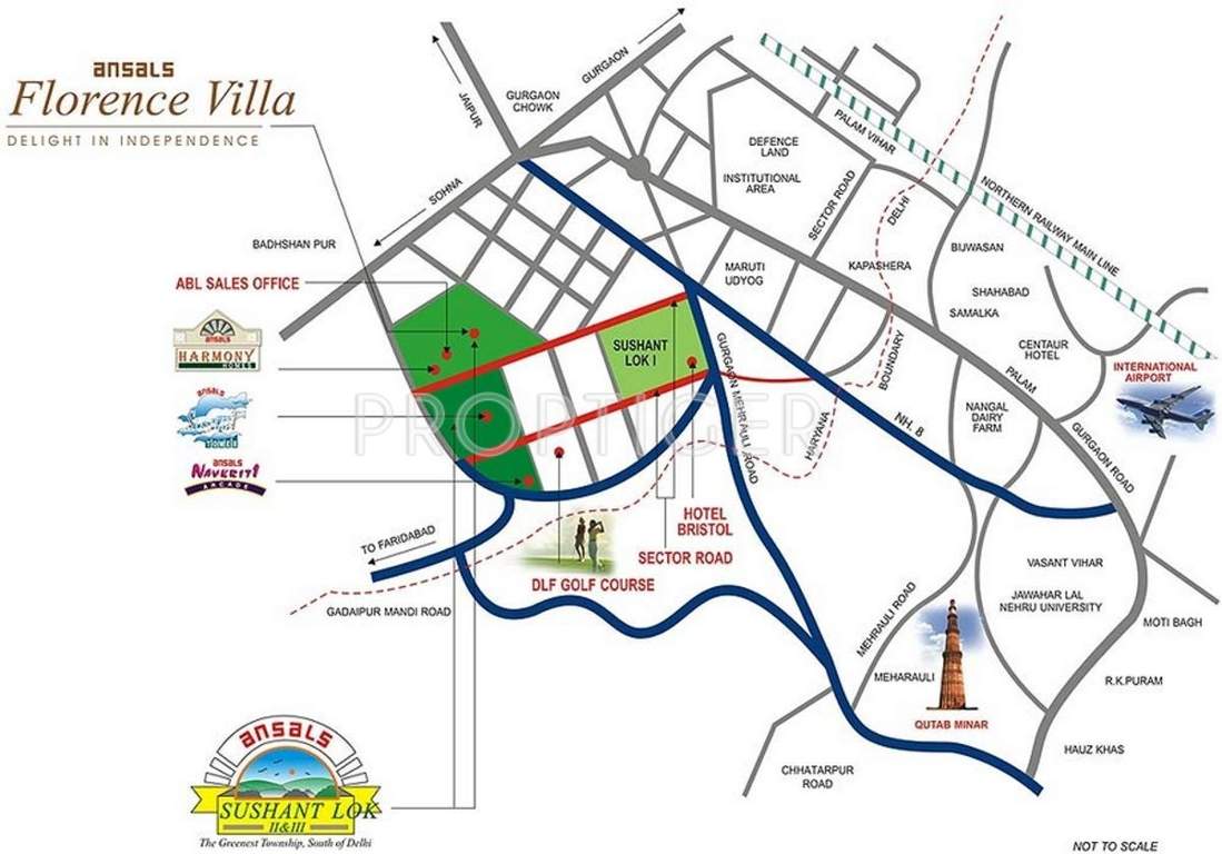 florence villa Images for Location Plan of Ansal Florence Villa
