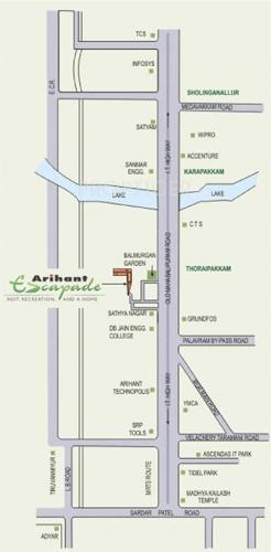  escapade Images for Location Plan of Arihant Foundation and Housing Escapade