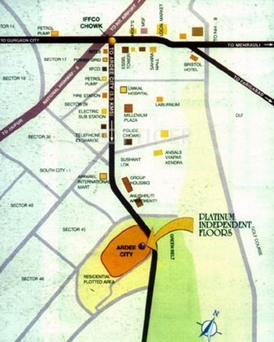 Images for Location Plan of Ardee Platinum Independent Floors