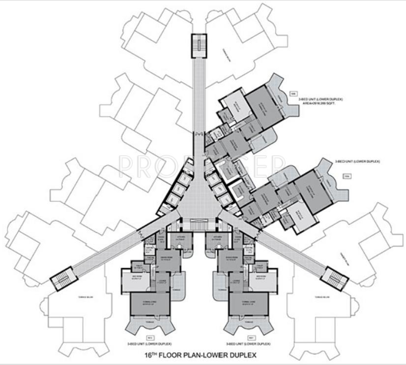 Images for Cluster Plan of Unitech Ivory Tower