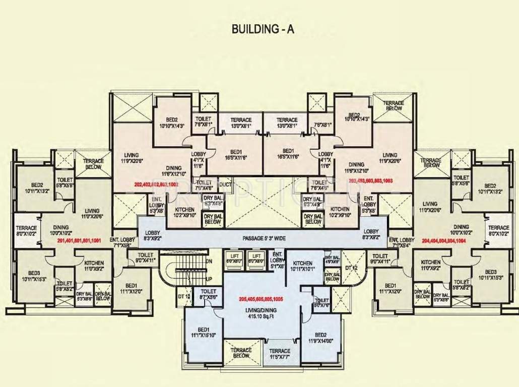  crest avenue Images for Cluster Plan of Kirti Crest Avenue