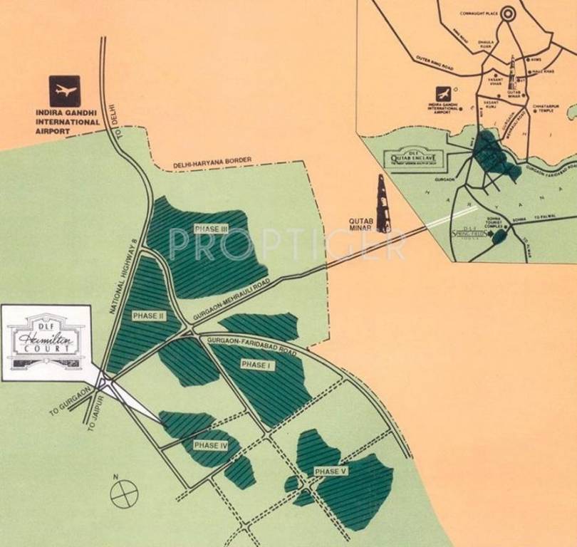 Images for Location Plan of DLF Hamilton Court
