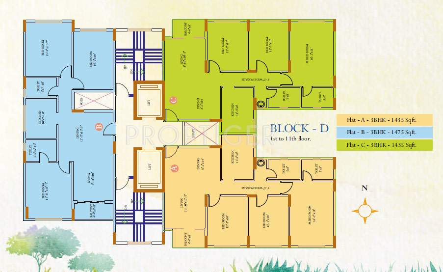  residency Block D Cluster Plan