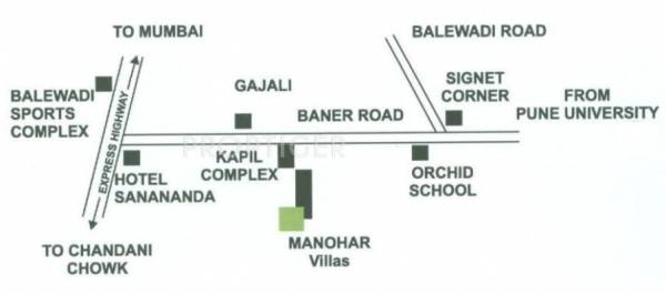 Images for Location Plan of Manohar Developers Manohar Villas
