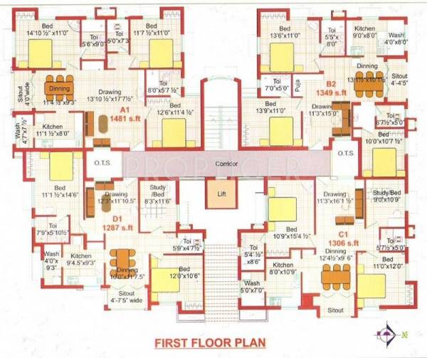 Images for Cluster Plan of Rajparis Raj Castle