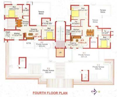 Images for Cluster Plan of Rajparis Raj Castle
