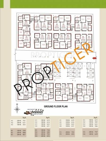Images for Cluster Plan of Antony Associates The Pebbles