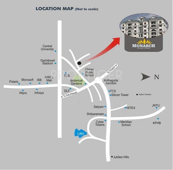 Images for Location Plan of Aditya Monarch