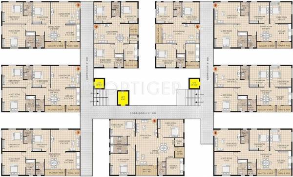 Images for Cluster Plan of Koven Constructions Surya Towers