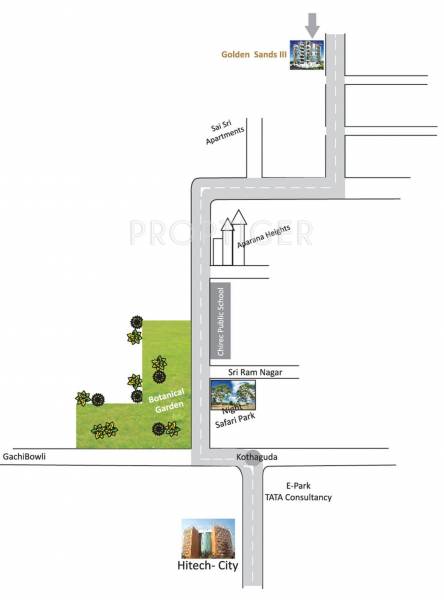 Location Plan Imaarat Developers Golden Sands III Location Plan