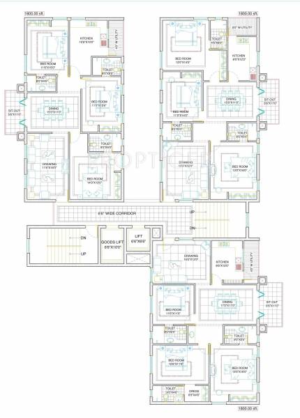 Images for Cluster Plan of Sri Fortune Nest