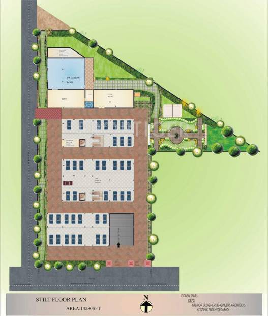 Kribh Constructions Westend Apartments Layout Plan