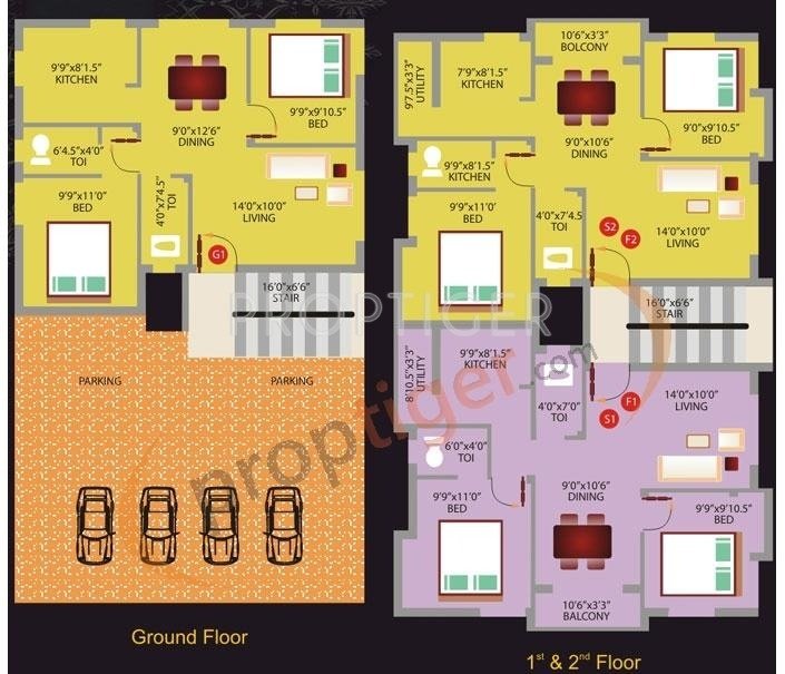Images for Cluster Plan of SRM Builders SRM Blossom