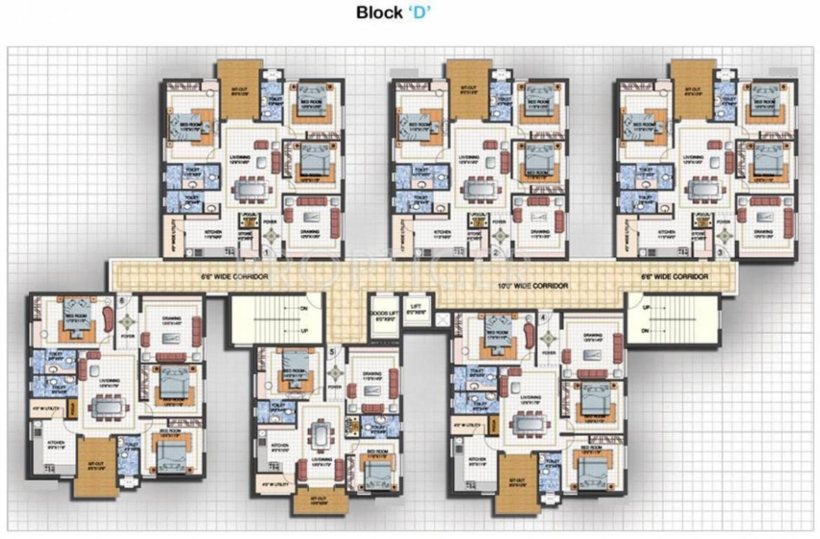 Images for Cluster Plan of Vertex Homes Sadguru Krupa