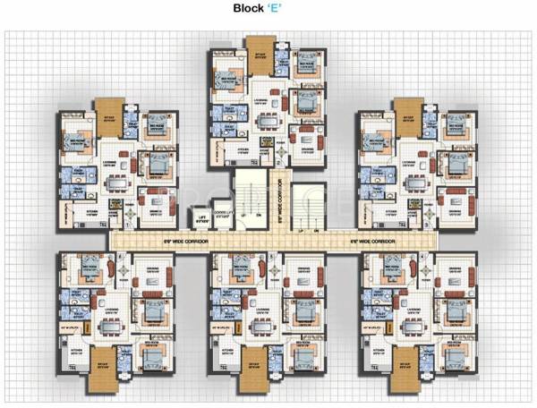 Images for Cluster Plan of Vertex Homes Sadguru Krupa