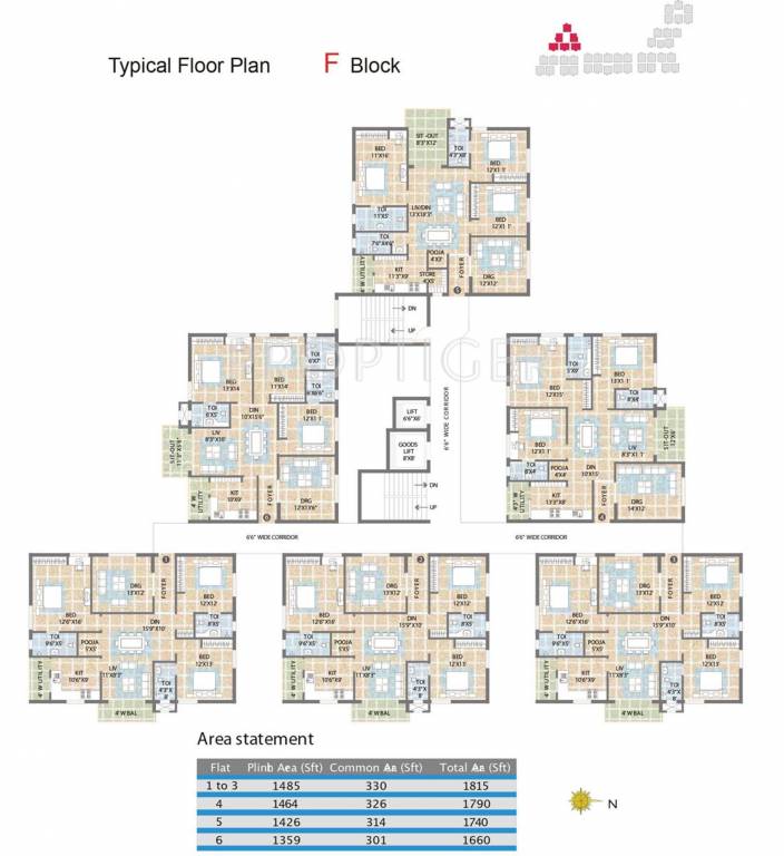 Images for Cluster Plan of Vertex Homes Sadguru Krupa