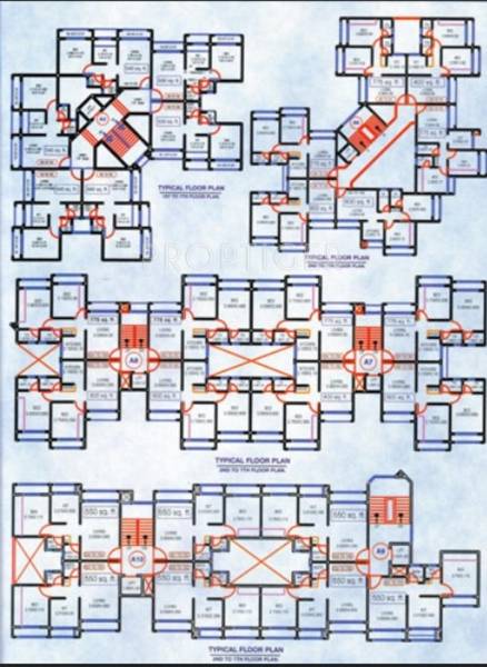  woods Tower1 Cluster Plan