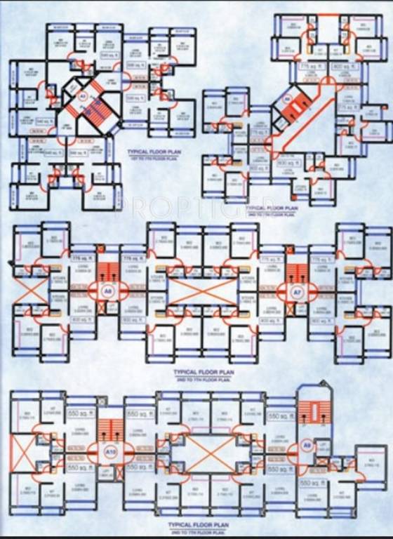  woods Tower1 Cluster Plan