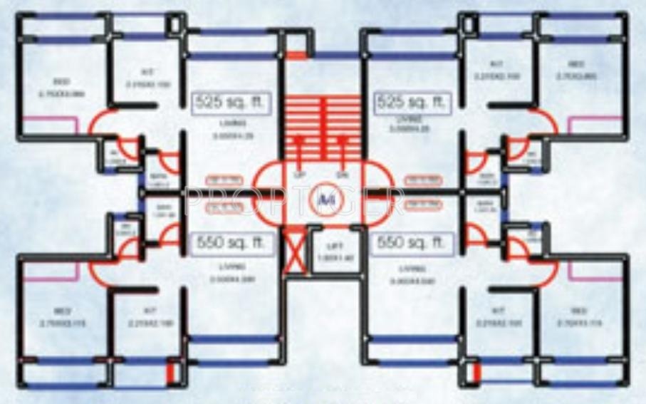  woods Tower1 Cluster Plan