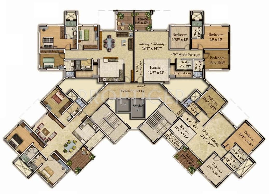 Images for Cluster Plan of Kumar Princetown Royal