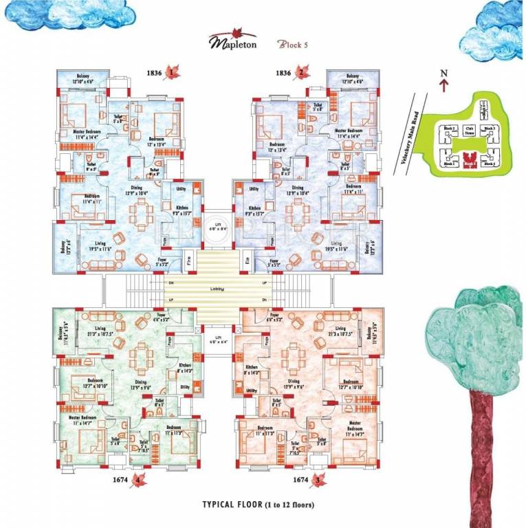 Images for Cluster Plan of Appaswamy Mapleton