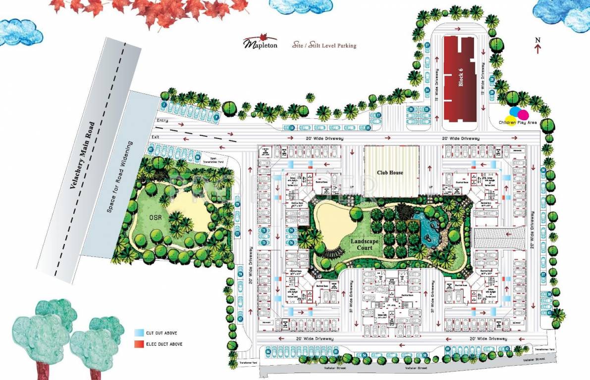 Images for Cluster Plan of Appaswamy Mapleton