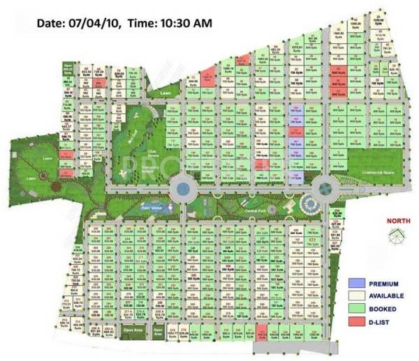 Splendid Aparna Palm Meadows Layout Plan