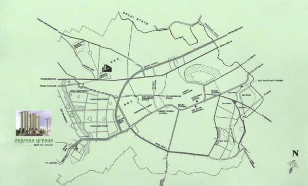 Location Plan express-greens Location Plan