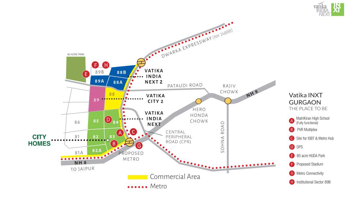  city homes Location Plan