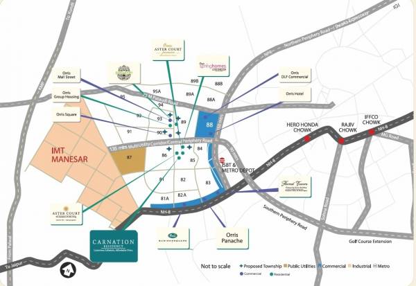 Location Plan carnation-residency Location Plan