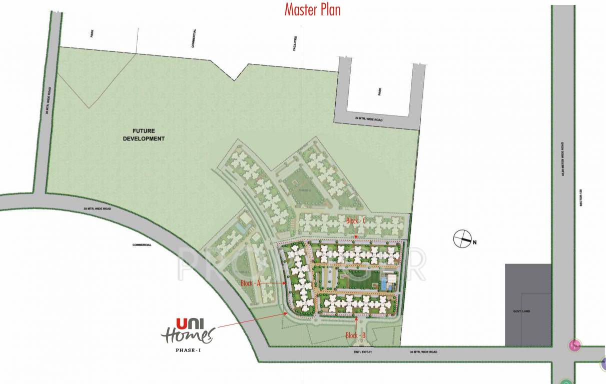  unihomes Images for Master Plan of Unitech Unihomes