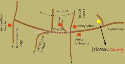 Images for Location Plan of Logix Blossom County blossom-county Images for Location Plan of Logix Blossom County