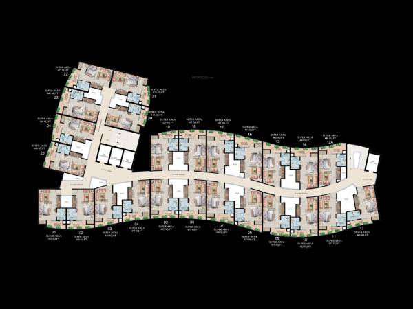 Tower A Cluster Plan ecociti Tower A Cluster Plan