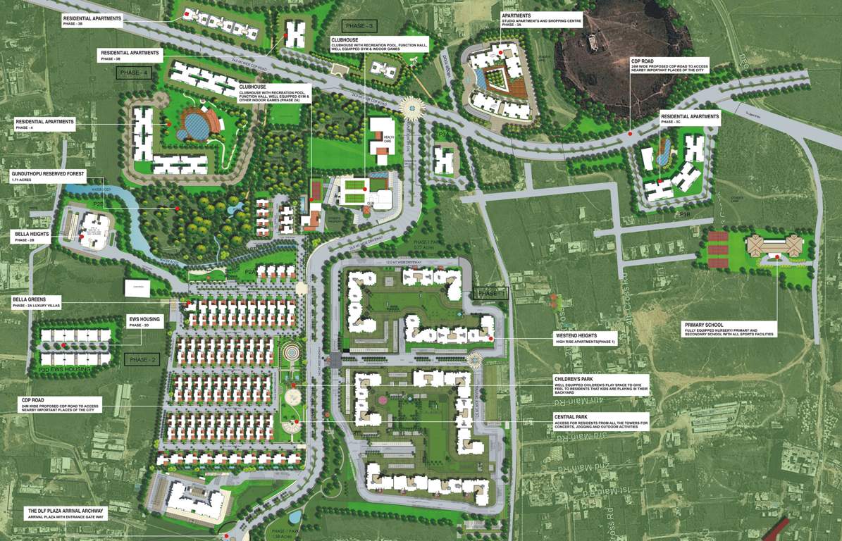 Images for Master Plan of DLF Westend Heights New Town