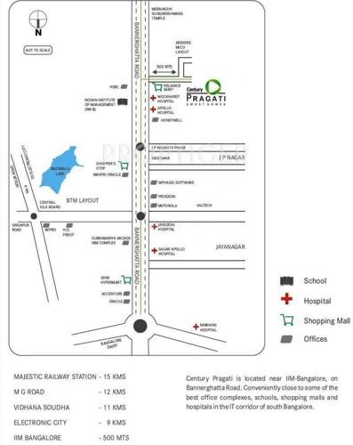  pragati Images for Location Plan of Century Pragati