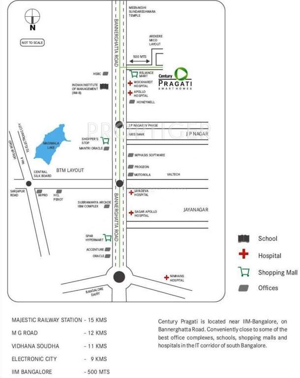  pragati Images for Location Plan of Century Pragati