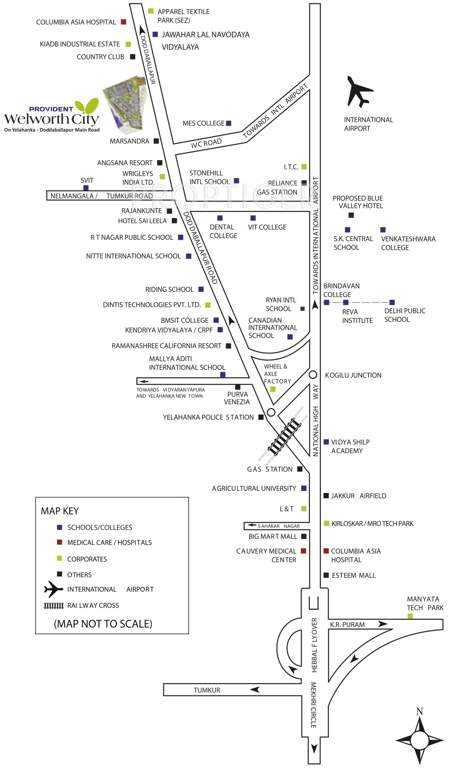  welworth city Images for Location Plan of Provident Welworth City