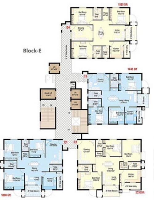 Images for Cluster Plan of Aparna Constructions Towers